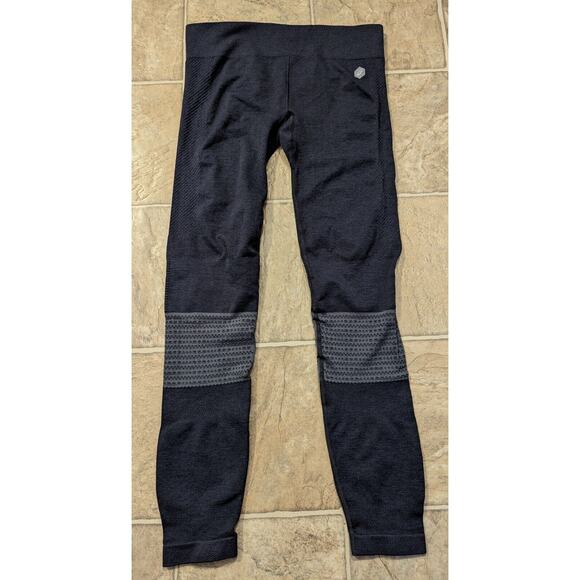 ASICS Women's SZ M Seamless Tight Dark Grey Running Lightweight Leggings D5 - Picture 3 of 6